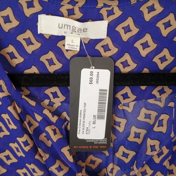 Beautiful sheer blouse size L - Picture 2 of 5